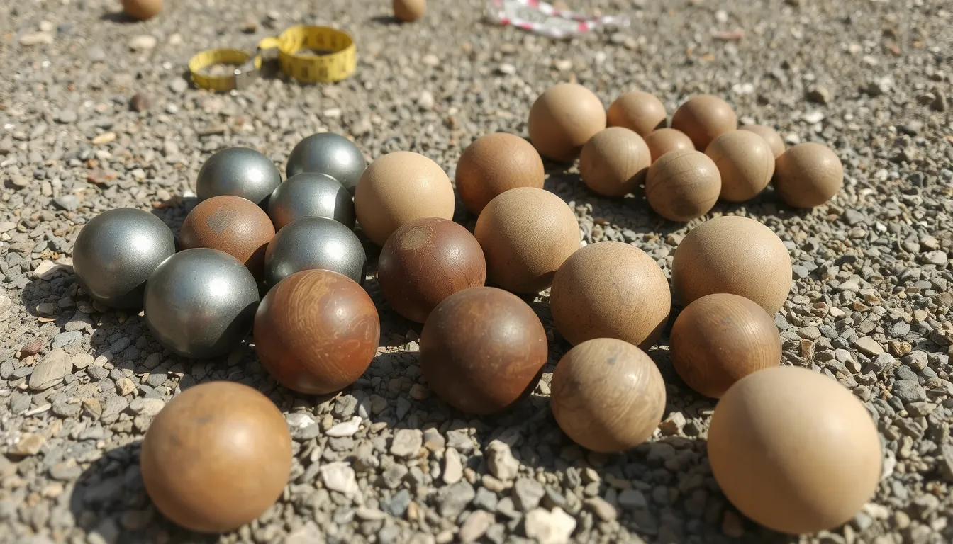 différents jeux de boules