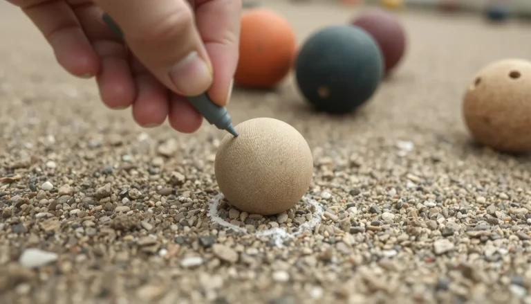 Pourquoi marquer le cochonnet à la pétanque ? Règles et technique