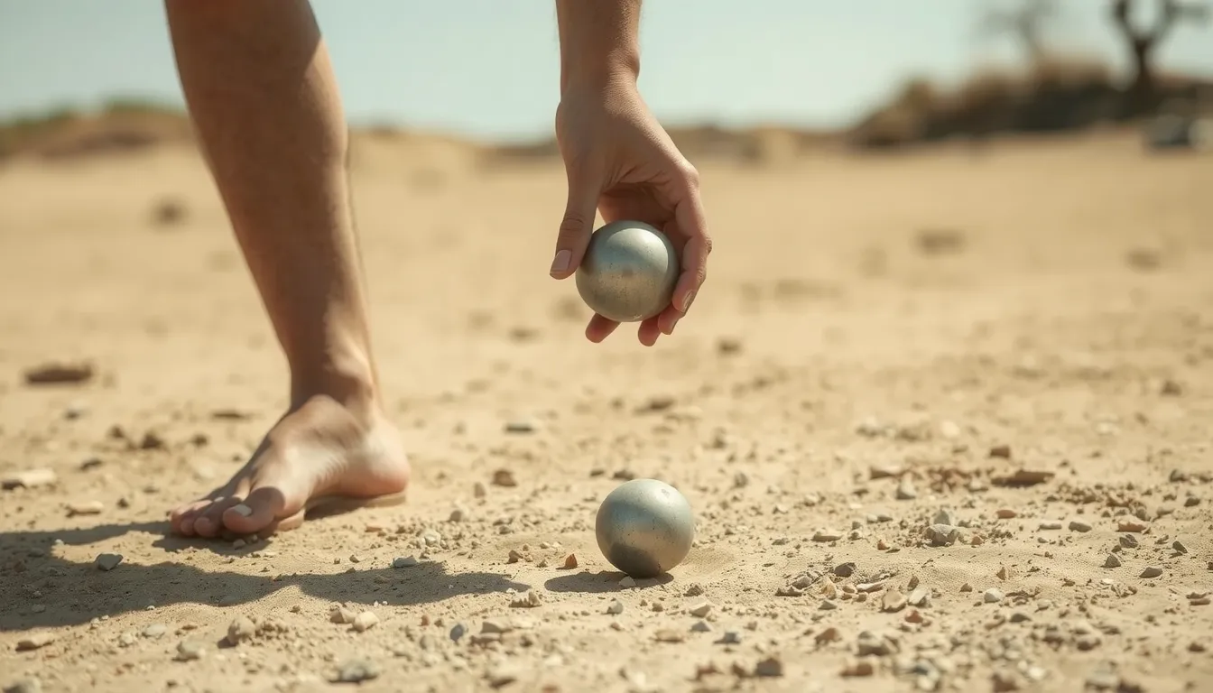 position du corps pour tirer à la pétanque