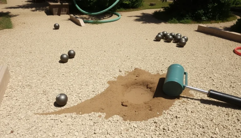 Construire un terrain de pétanque : le guide complet pas à pas