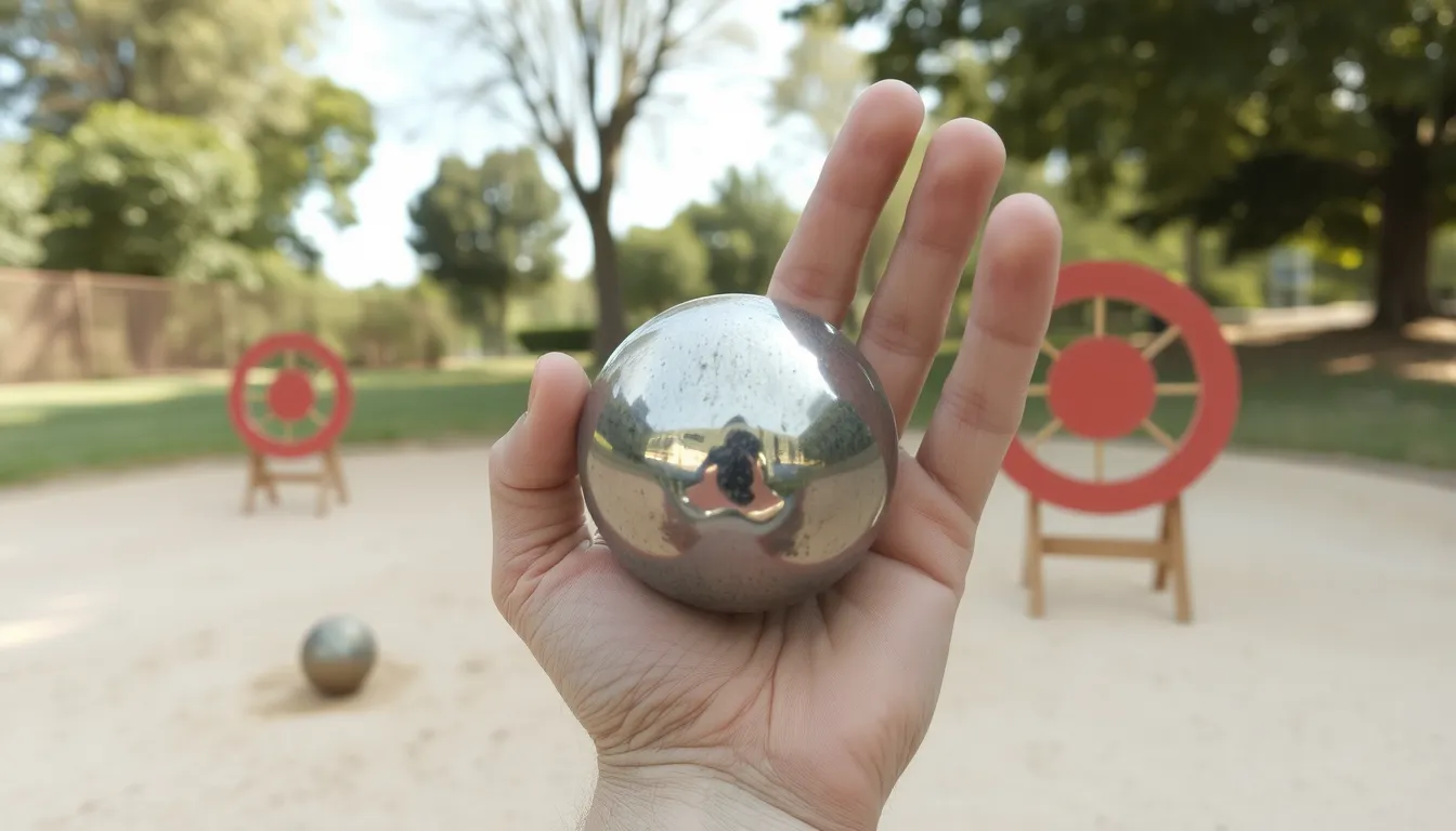 comment pointer une boule de pétanque
